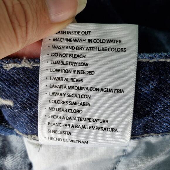 Kancan Womens Ultra High Rise Dark Wash Flat Front Wide Leg Denim Jeans Size 28 - Picture 6 of 7